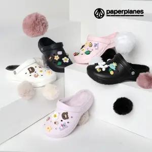 [무료배송] Winter 남녀공용 방한 털-클로그/뮬