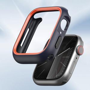 [아미크]애플워치 9 세대 41mm 45mm Bamo 하드 보호 케이스 투톤 믹스컬러 풀커버