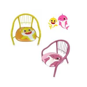 핑크퐁 상어가족 삑삑이 의자  철재의자