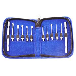 여드름제거기 풀세트 12종 피지제거 여드름 의료용 큐렛 바늘