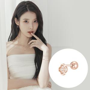 [아이유 PICK] CLOVIA 14K 싱글 피어싱 (JJCLEQ3BS156R4P00)
