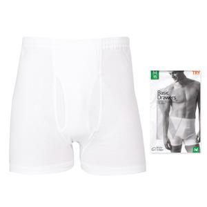 [TRY]남성 백색팬티 드로즈팬티1매 화이트 면100