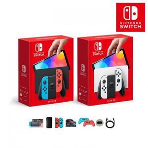[닌텐도] 스위치 OLED 본체 + 액세사리 풀패키지