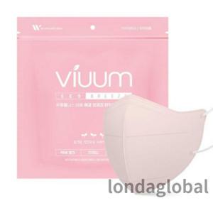 비움 에코 브리즈 마스크 대형 KF94 핑크 25매 4개