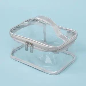 물놀이 여행 세면도구 네오 방수 투명 파우치 (실버)