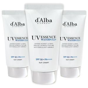 달바 워터풀 에센스 선크림 50ml SPF50+ 3개
