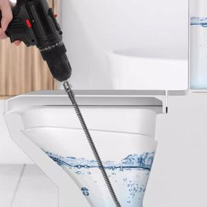 화장실 변기 하수구 막힘 강력한 전동 스프링 뚫어뻥 뚜러뽕 드릴용