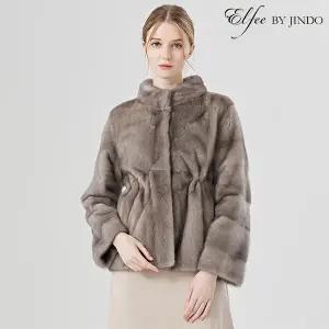[최초가 2390000원]  Elfee 소매 GTOB 밍크 휘메일 자켓(K9W3EJ25_)