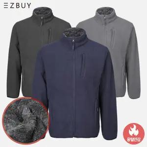 슈퍼히트 겨울 남성 하이넥 융털 플리스 집업 자켓(M4WJ08)A1