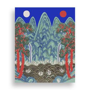 위메이크 페인팅 DIY 명화그리기 일월오봉도 40x50