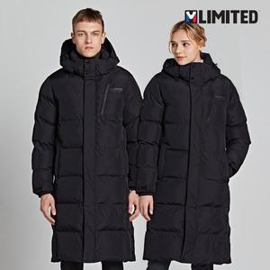 [엠리밋] 히트엠 롱패딩 블랙 17916 겨울 점퍼 벤치코트