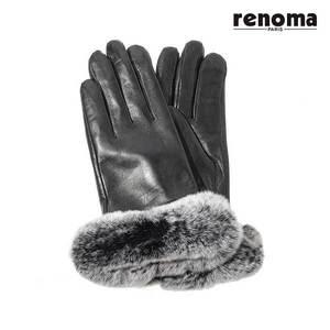 [레노마](의정부점)스마트터치 렉스리본 겨울 여성 양가죽장갑 RU-22907