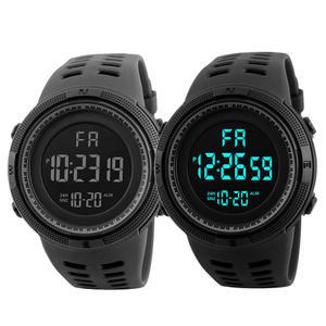 스포츠 전자 손목시계 생활방수 부드러운 스트랩 남자 군인 학생 선물 워치