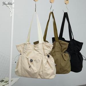 [유레타]셔링 나일론 데일리 에코백 쇼퍼백 A1068