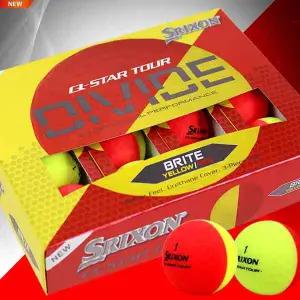[던롭][스릭슨] Q-STAR 투어 디바이드 골프볼(3피스)(옐로우/레드)