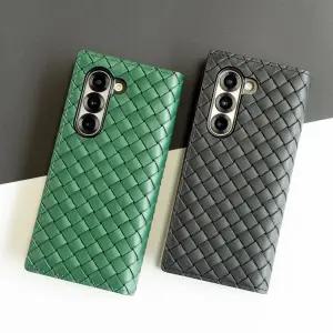 클레뷰 갤럭시 Z폴드7 Z폴드6 5 4 3 지갑케이스 소가죽 다이어리 위빙