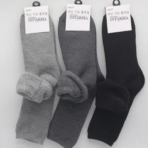 여성 겨울용 기모양말 블랙 3켤레 N182663 여성양말