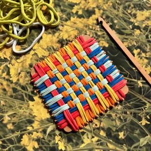 양말목 직조틀 10칸 티매트 만들기 공예 키트 세트