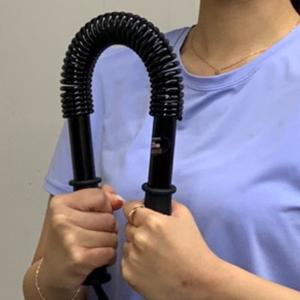 여성용 팔뚝완력기 홈트용 일자형완력기 스프링기구 20kg