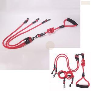 강아지 3마리 로프 리드줄 산책줄 목줄 세마리 애견줄 산책끈 손잡이 개줄