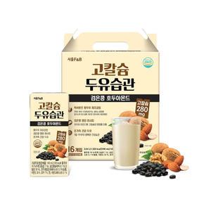 서울에프엔비 고칼슘 두유습관 검은콩 호두아몬드 190ml 16팩 무료배송