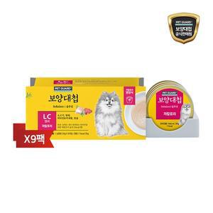보양대첩 솔루션 강아지캔 LC 저칼로리 30X8개입 9팩 (72개)  / 전연령 강아지 기능성캔