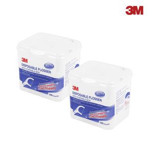 3M 싱글라인 일회용 치실 150p 스틱형 - 2개입 세트