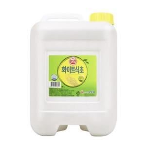 오뚜기 백식초 화이트식초 세탁 식초 요리 세탁용 청소용 대용량 18L