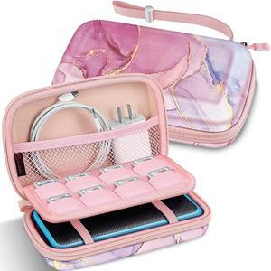 Fintie 2DS XL/뉴 3DS XL LL용 휴대용 케이스, 보호 하드 쉘 여행 커버 파우치, 새로운 LL/새로운 콘솔용,