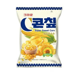 [박스]크라운 콘칩 초당옥수수 70g 16입(1박스)