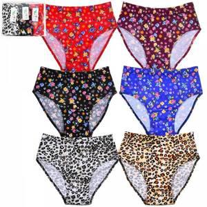 [제이큐]편안한 착용감 꽃무늬 나염 여성 순면 맥시 삼각 팬티 3매입 0869ye