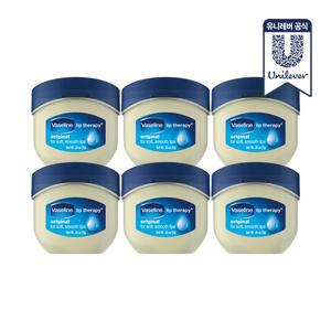 [바세린] 립 테라피 오리지날 립밤 7g  6개