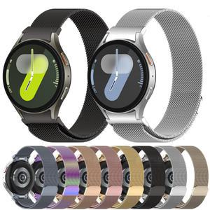 갤럭시워치7 시계줄 밀라노 루프 스트랩 삼성 호환 갤럭시 워치 7 6 5 4 40mm 44mm 프로 메탈 팔찌 클래식