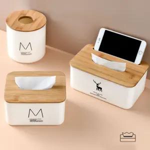 원목 원형 각티슈 휴지 케이스/케이스/휴지/화장지/물티슈/각티슈/곽티슈/통/보관함/수납함/커버/수납/보관