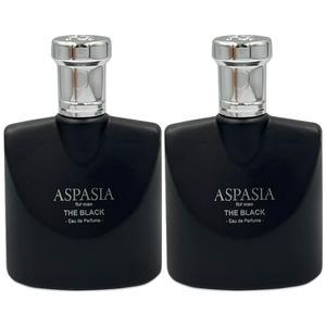 (2개) 아스파시아 오드 퍼퓸 포 맨 남자향수 더 블랙 50ml
