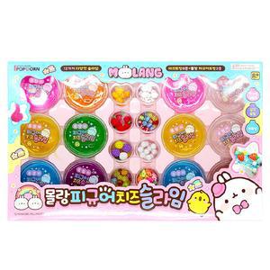 몰랑 피규어 치즈슬라임 세트 20호 몰랑 피규어 슬라임 치즈 비즈 파츠 만들기 단체선물