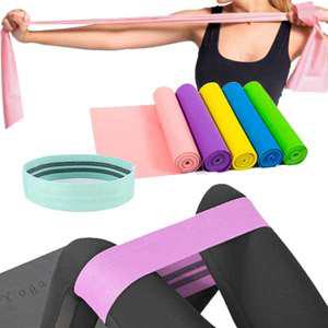 원형 끈형 라텍스 루프 로프 요가밴드 운동 헬스 필라테스 저항 탄력 근력 스트레칭 운동밴드