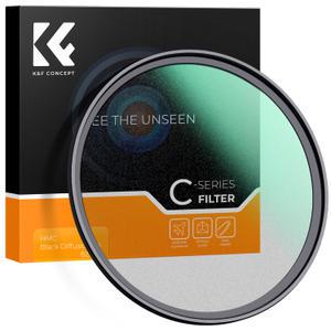 KnF Concept 72mm NANO-C 블랙 미스트 디퓨전 (1/4) 필터 - AGC Glass Black Mist Diffusion Soft Focus Filter
