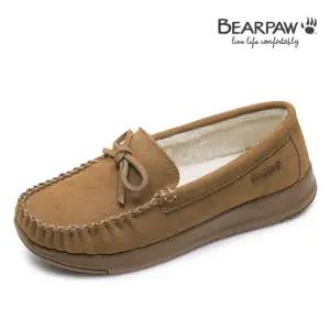 [롯데백화점]베어파우 여성 KALI 천연소가죽 양털 로퍼 모카신 (K2755002PD-W-EGR)