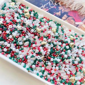 샤론델 크리스마스 크리스탈 글래스 비즈스쿱 1-3032-5 악세사리만들기 팔찌재료