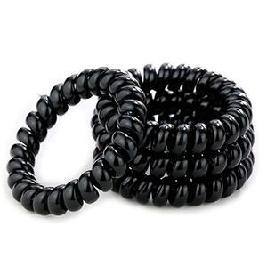 예쁜 전화선 머리끈 스프링 헤어끈 대용량 100개입 스프링머리끈 꽈배기머리끈 무매듭머리끈