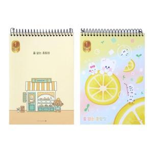 3000 초등 줄없는 종합장 여아