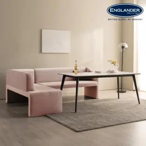 라따뚜이 통세라믹 6인용 리빙다이닝 식탁세트(3인소파+코너형소파)