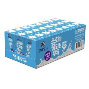 연세우유 소화가 잘되는 멸균우유 190mlx24개입 락토프리