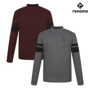 레노마골프 남성 겨울 보온성 우수한 울100 방풍 니트 N/4281