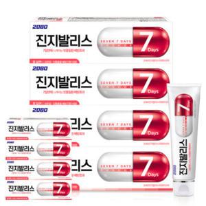 2080 진지발리스 리페어 포우먼 치약 100g 4개