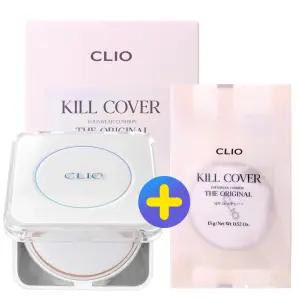 클리오 킬커버 파운웨어 쿠션 디오리지널 기획세트 (본품15g+리필15g)