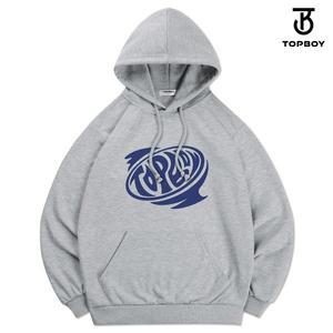 [탑보이][일반/기모] 특양면 허리케인 프린팅 후드티