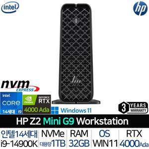 [HP][3년 워런티] 인텔 14세대 i9 RTX 4000Ada 윈도우11 고사양 미니 데스크탑 워크스테이션 A2VL2PA