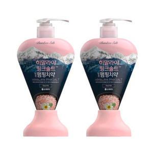 히말라야 핑크솔트 담은 펌핑치약 플로럴 285g 2개